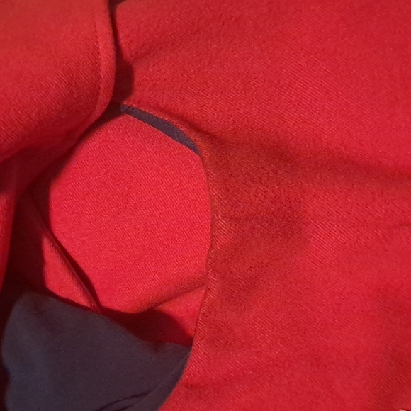 Eloquii Draper James Red Belted Cape Coat sz 18/20 - Picture 9 of 10